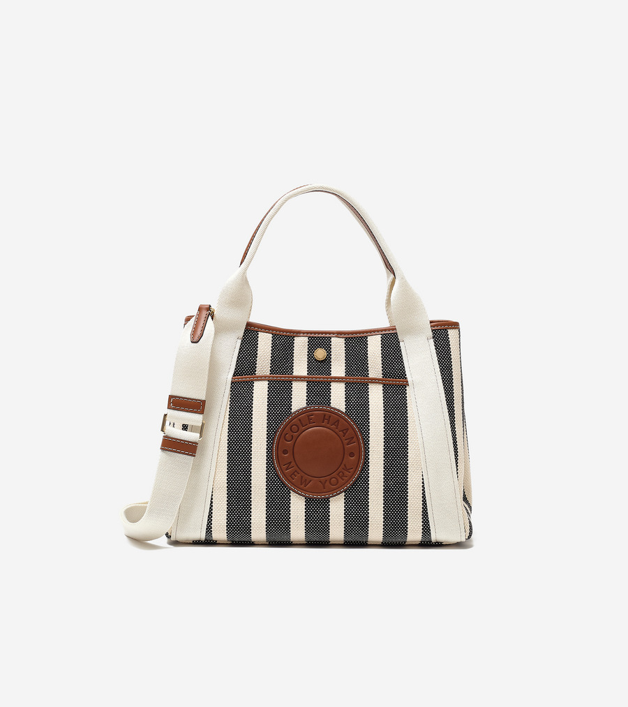 コールハーン Colehaan ウイメンズ バッグ & アクセサリー バッグ アマガンセット キャンバス トート womens U08454 ナチュラルストライブ
