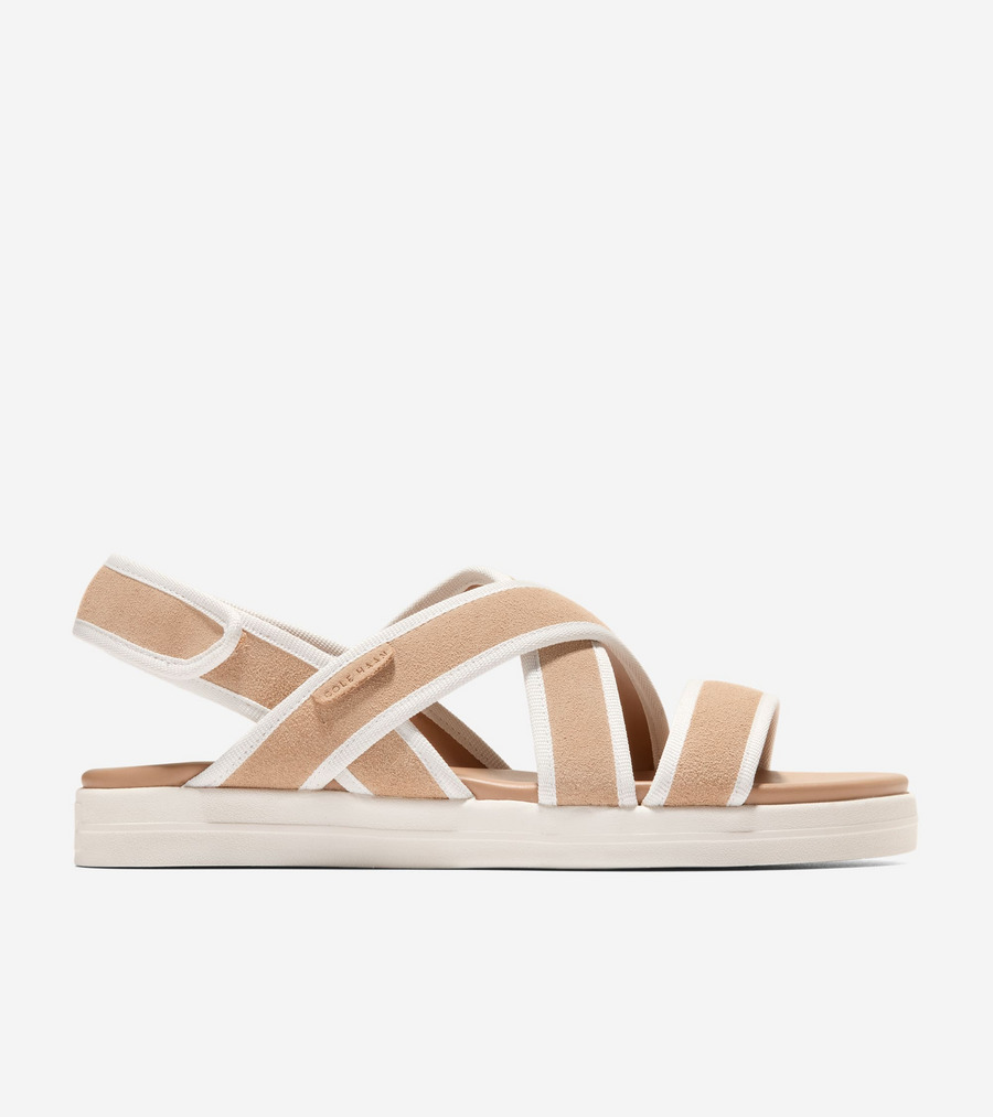 コールハーン Colehaan アウトレット ウィメンズ アウトレット シューズ サンダル ナンタケット ドリフト サンダル womens. W36425 CH トゥスカンサンドスエード / CH パウダー グログラン