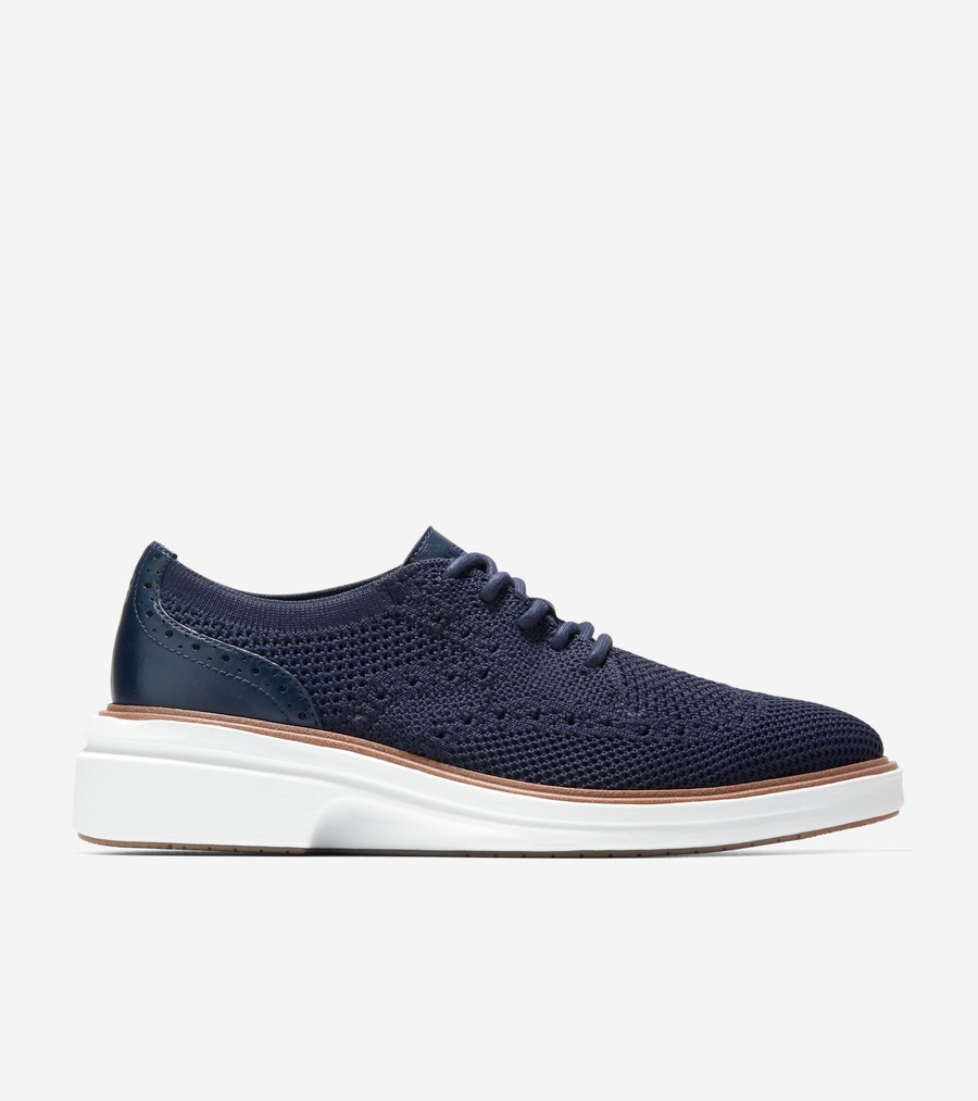 電話を掛けるハーン Colehaan ウイメンズ シューズ オックスフォード 一風変わった地びた シティスペクター スティッチライト オックスフォード womens W36985 CH 夜夜中 お月さま スティッチライト / なめし革