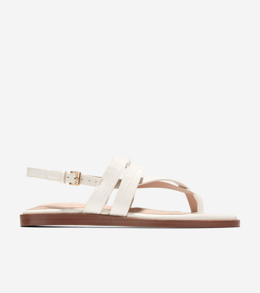 コールハーン Colehaan アウトレット ウィメンズ アウトレット シューズ サンダル ゴートゥー エステラ トング サンダル womens. W37668 CH パウダー クロコ プリント レザー