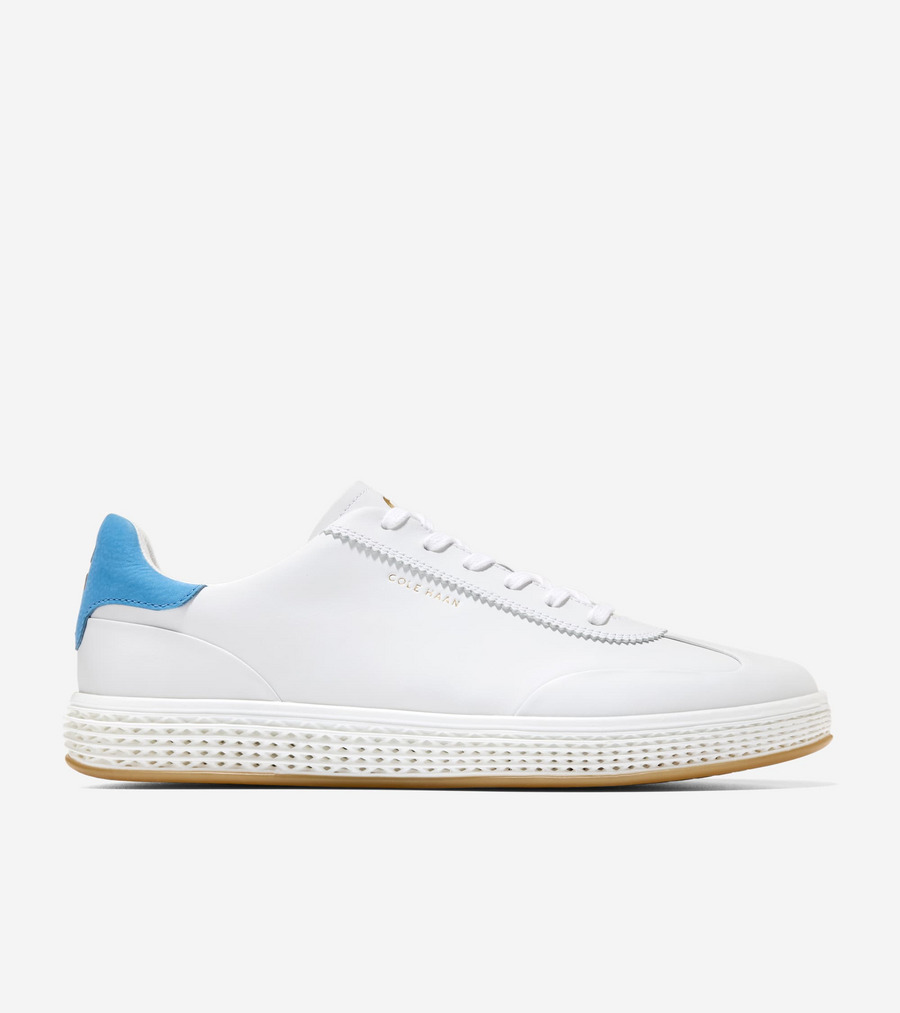 コールハーン Colehaan メンズ シューズ スニーカー グランドプロ ターフ スカイウィーブ スニーカー mens C44872 ホワイト/パシフィックコースト/ホワイト｜コールハーン　店