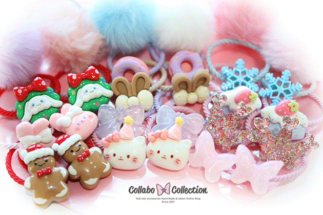 楽天市場】ワンポイントヘアゴム◎6色レインボーチュールサークル