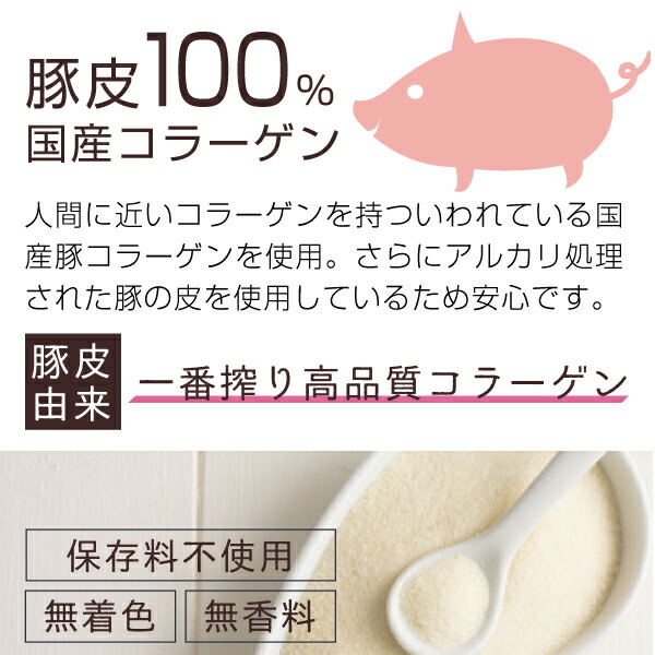 無料配達 コラーゲン 粉末 サプリ 100% 1kg 国産 ポーク コラーゲンペプチド を手軽に摂取 大容量 コラーゲンパウダー nichie  ニチエー turbonetce.com.br