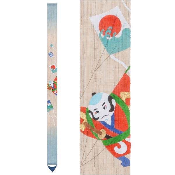 楽天市場】【京都洛柿庵】 手描き 手染め 細タペストリー 秋の飾り 細