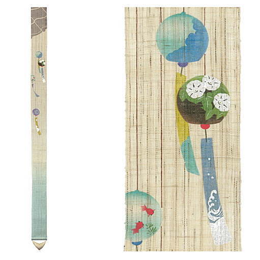 楽天市場】京都洛柿庵 手描き 細タペストリー 金魚に楓 : 逸品shopコレコレ