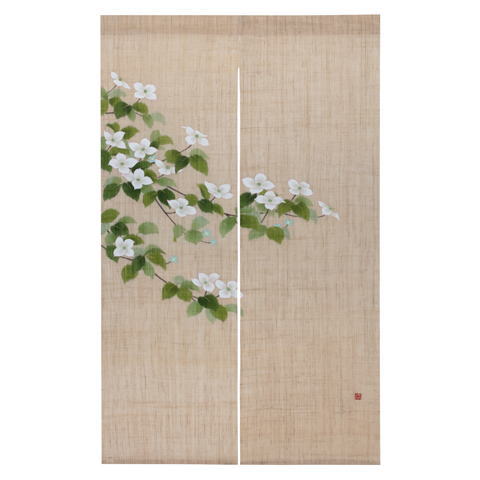 京都洛柿庵 手描きのれん 山法師 初夏の飾り インテリア オシャレ 上級 おうち時間 和風 24,750円