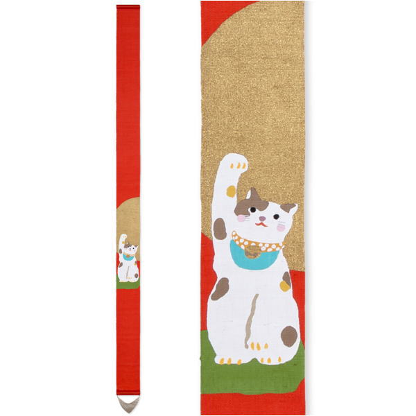 楽天市場】京都洛柿庵 手描き 細タペストリー 駒犬張り子 縁起飾り