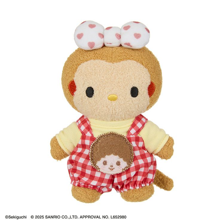 モンチッチキティコラボぬいぐるみ　ギンガムチェックとベビチッチ モンチッチキティコラボ ギンガムチェック - メルカリ