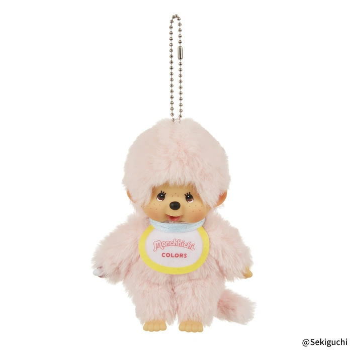 楽天市場】モンチッチ マスコットホルダー COLORS キーチェーン ピンク