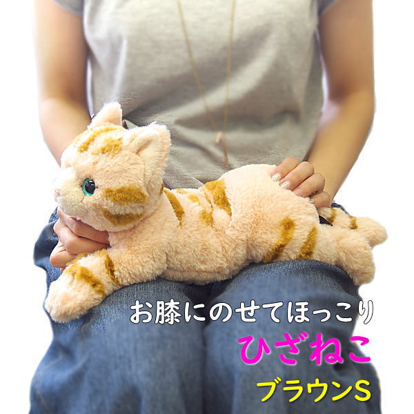 楽天市場】【サンレモン】ぬいぐるみ ひざねこ ブラウンSSサイズ 膝