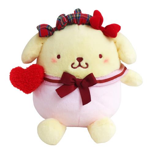 楽天市場】ポムポムプリン ぬいぐるみ ふわふわスノーデザイン