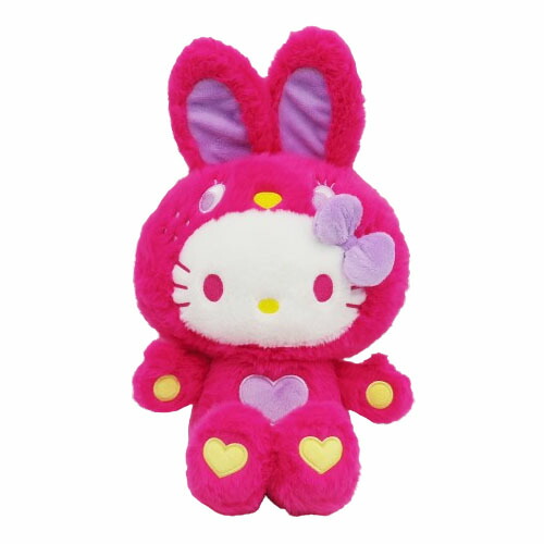 楽天市場】 ハローキティ カラフルバニー ぬいぐるみ S PK