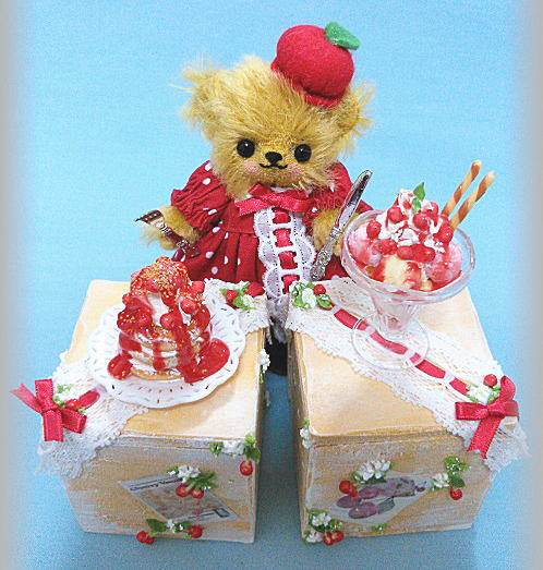 楽天市場】水上千恵製作 テディベアHappy ending : 逸品shopコレコレ