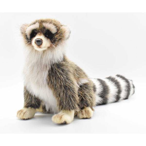 楽天市場】ハンサ【HANSA】ぬいぐるみ アライグマ38 黒靴下をは