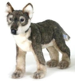 楽天市場】ハンサ【HANSA】ぬいぐるみ オオカミ66 狼 : 逸品shop