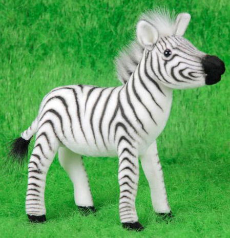 楽天市場】ハンサ クアッガ シマウマ 馬 19インチ ぬいぐるみ Hansa