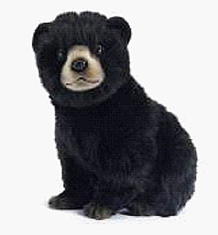 楽天市場】ハンサ【HANSA】リアルぬいぐるみ黒クマ 158cm ツキノワグマ