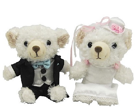 楽天市場】日本製 ウェディングベア 完成品 マシェリベア ベージュ