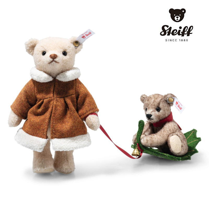 楽天市場】シュタイフ steiff シュタイフ社製 テディベア ママとベビー