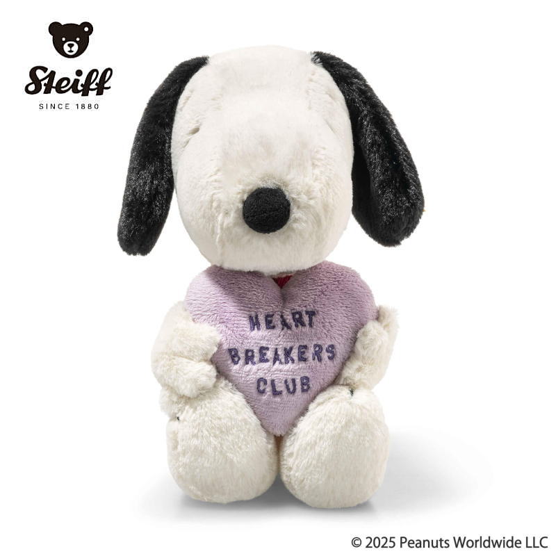 シュタイフ　PEANUT　スヌーピー　ぬいぐるみ スヌーピーファン必見!!ドイツのぬいぐるみブランド「シュタイフ」製の