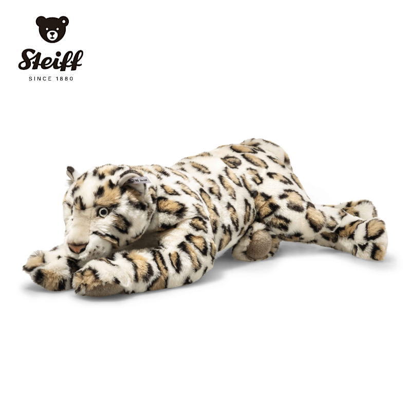 【シュタイフ正規販売店】 Steiff シュタイフ 定番品 ユキヒョウのパーディ アニマル ぬいぐるみ 柔らかい ふわふわ 大きい 雪ひょう|逸品shopコレコレ