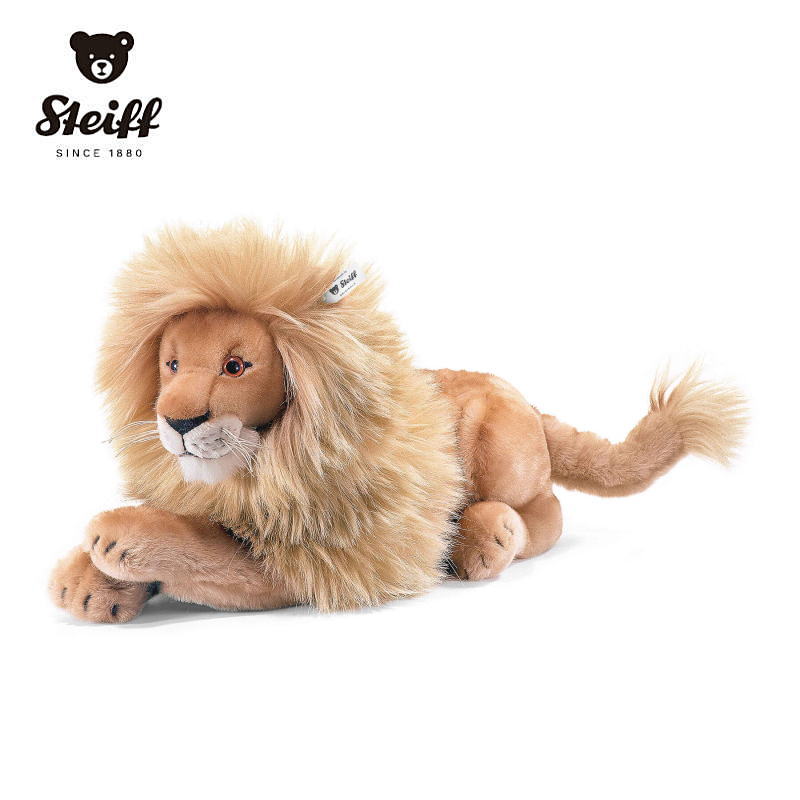 【シュタイフ正規販売店】 Steiff シュタイフ 定番品 ライオンのレオ アニマル ぬいぐるみ 柔らかい ふわふわ 大きい lion