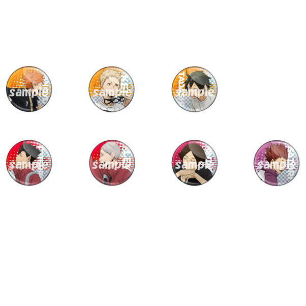 楽天市場】ハイキュー!! ミドルブロッカー グリッター缶バッジ