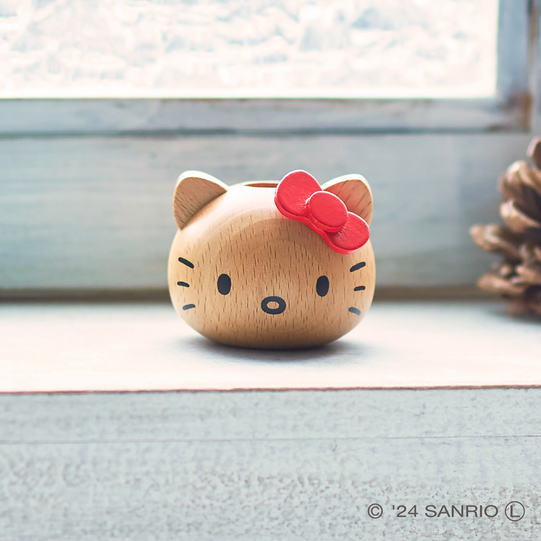 楽天市場】ハローキティ ペンスタンド レッド 木製 雑貨 小物 おとな