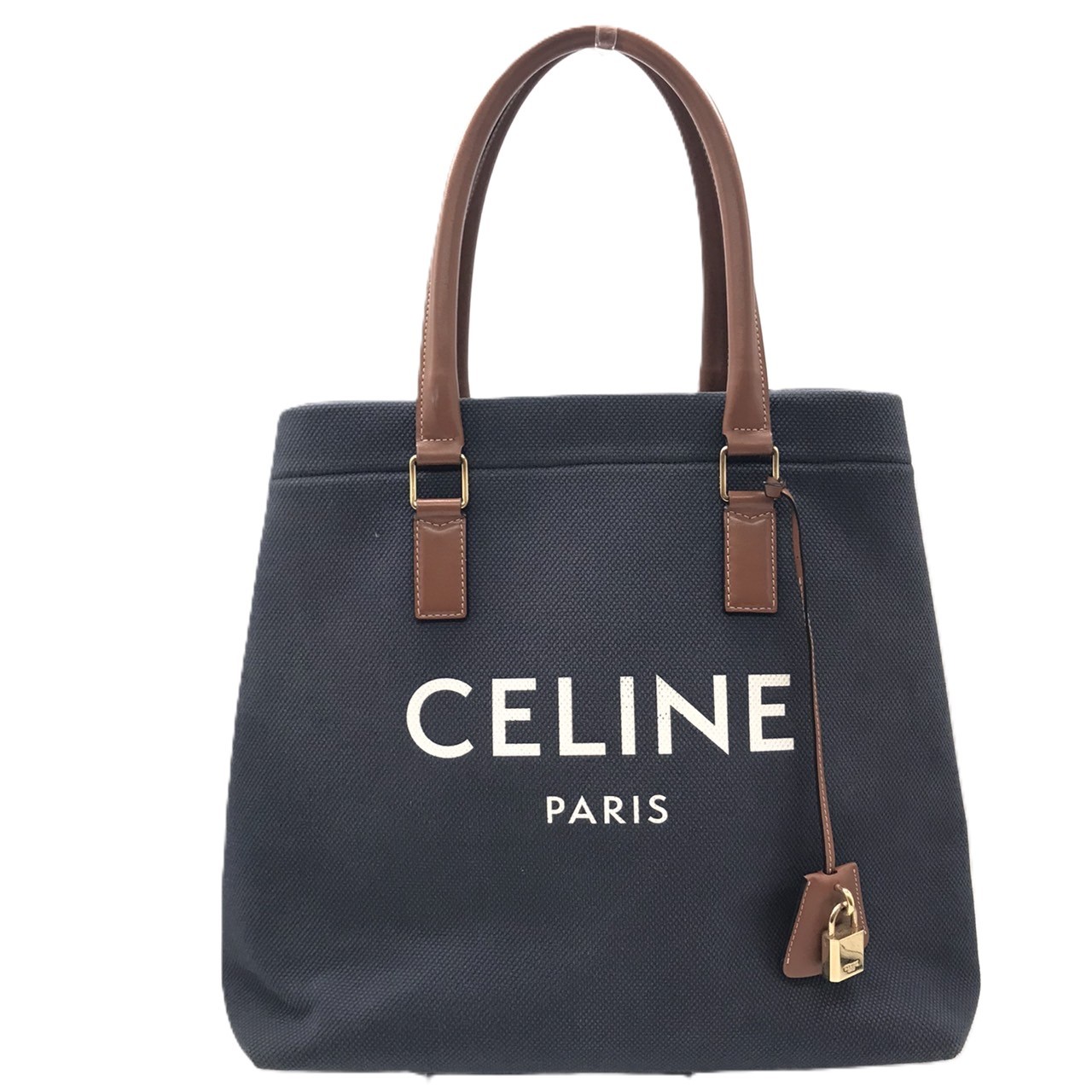 セリーヌ ホリゾンタル カバ プリント トートバッグ 192162 レディース レザー キャンバス CELINE Bランク 中古｜コレクション神戸byブランドリッツ