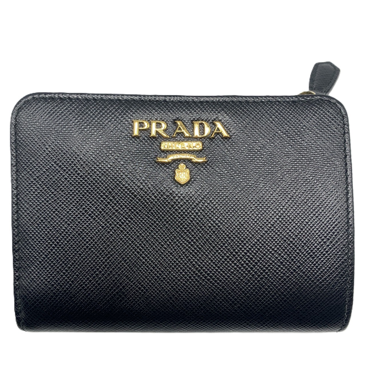 楽天市場】プラダ PRADA 財布 三角ロゴ ブラックxシルバー