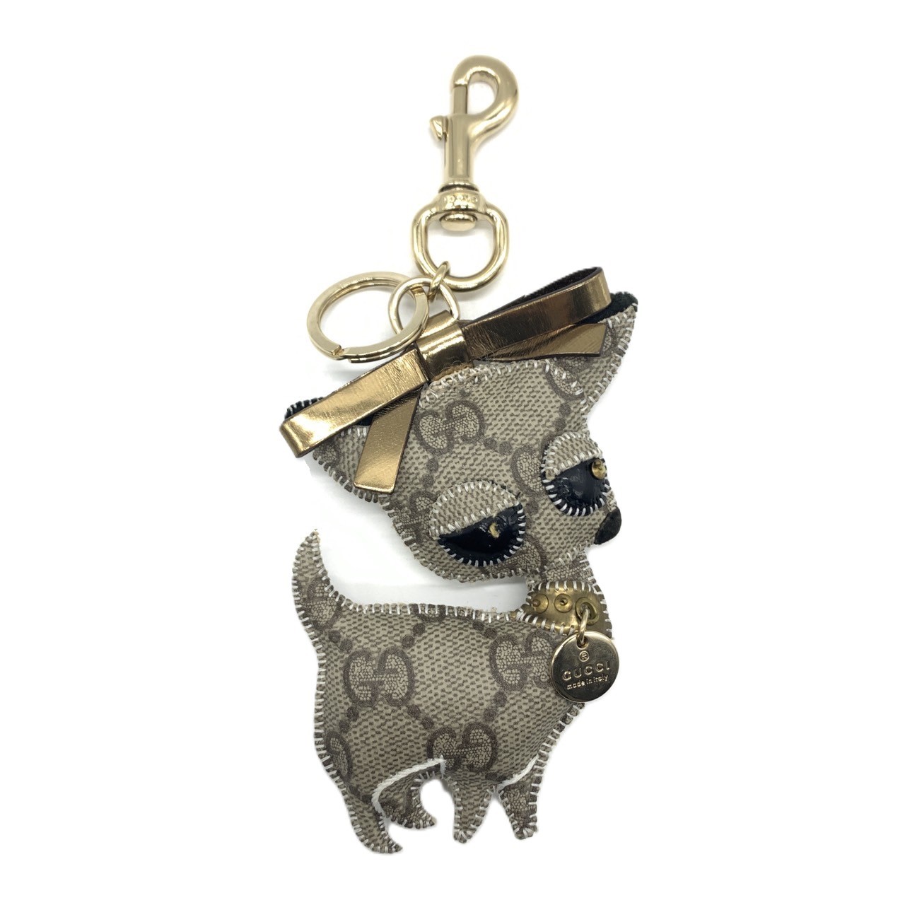 楽天市場】GUCCI グッチ キーホルダードッグチャーム グッチョリ