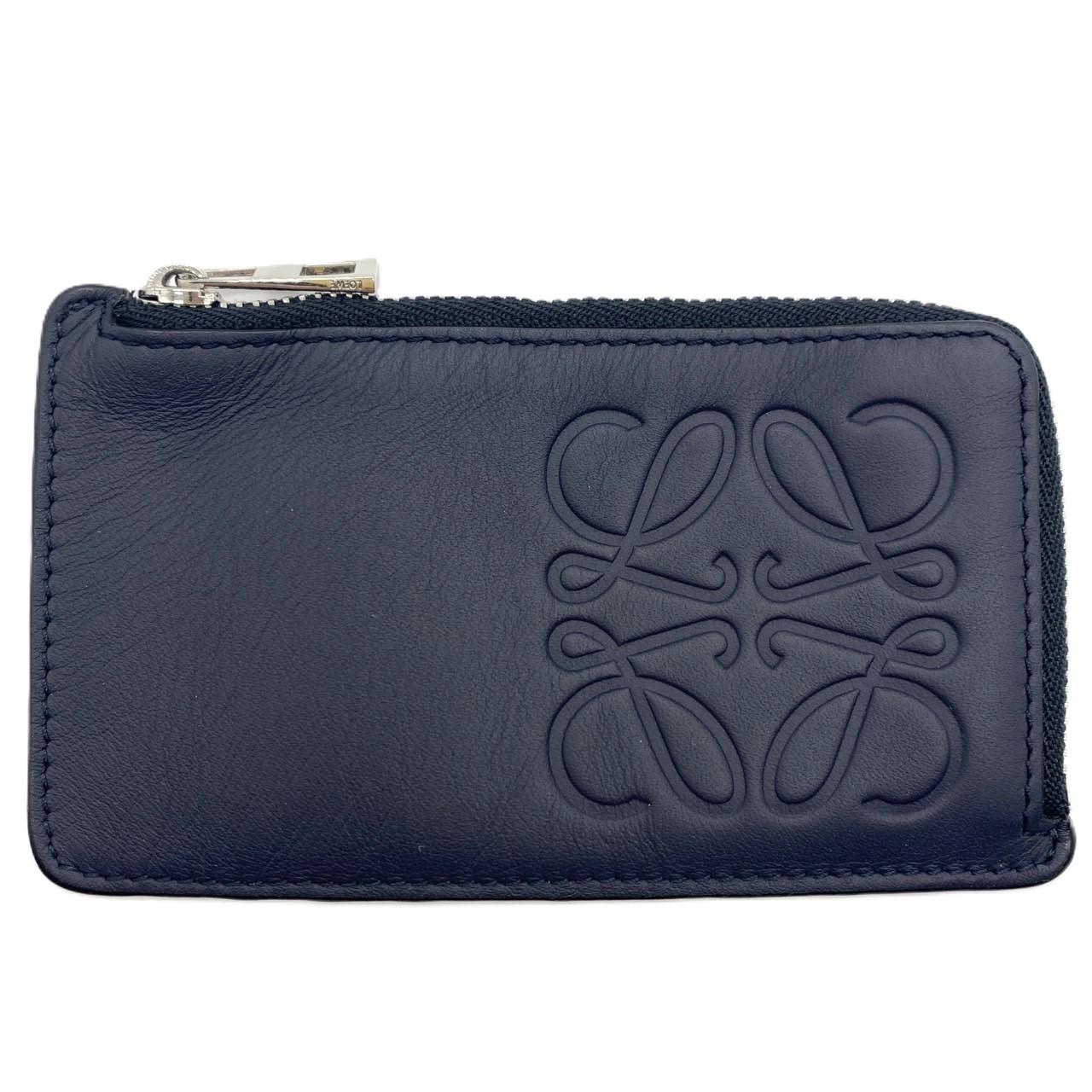 【新品】ロエベアナグラム　ラウンドコインケース LOEWE ロエベ アナグラム レザー ラウンド コインケース