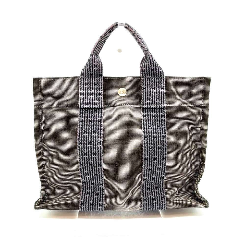 HERMES【エルメス】エールライン PM トートバッグ グレー HERMES エルメス エールライントートPM グレー シルバー金具