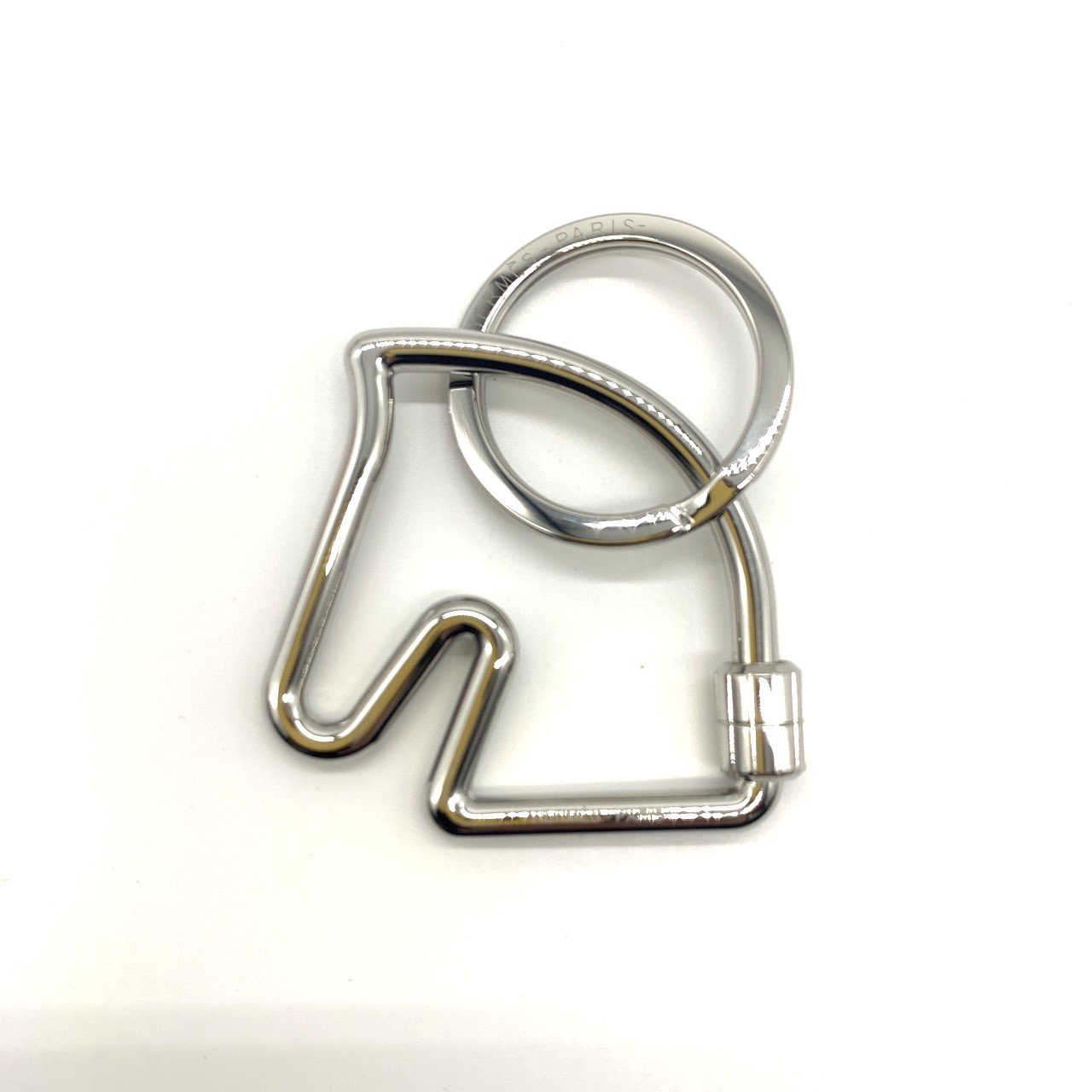 楽天市場】HERMES エルメス シュヴァル キーリング メタル