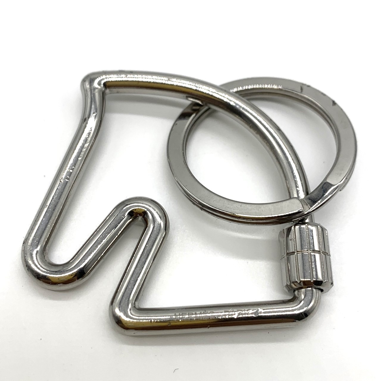 HERMES エルメス ノベルティ カラビナ キーリング H24 HERMES エルメス ノベルティ カラビナ キーリング H24 - メルカリ