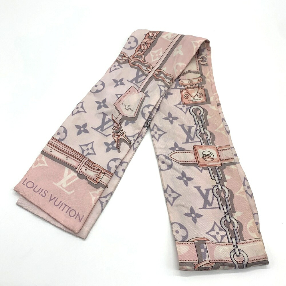 LOUIS VUITTON♡モノグラムトランクデザイン♡バンドー　スカーフ LOUIS VUITTON♡モノグラムトランクデザイン♡バンドー スカーフ