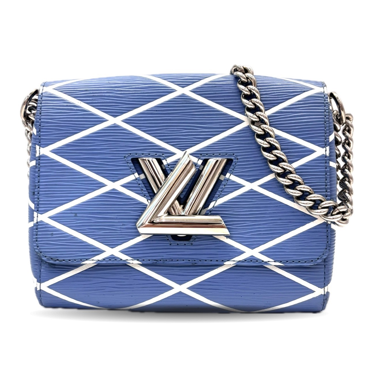 ルイヴィトン 捻じれPM ショルダーバッグ エピ マルタージュ 青色 水色 M50119 LOUIS VUITTON B価値づける 中古