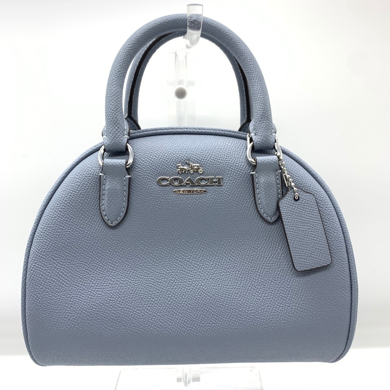 コーチ職 シドニーサッチェル 2WAY御徒面子 グレーミスト なめし革 コマーシャル316 COACH A序列付ける 中古