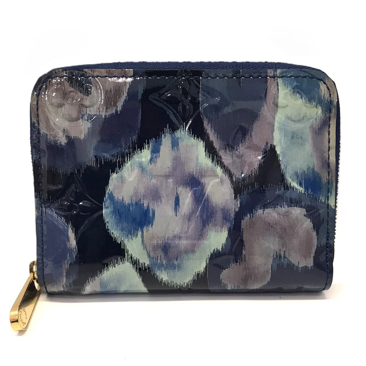ルイヴィトン ヴェルニ イカットフラワー ジッピーコインパース コインケース  グランブルー 御釣り入れ M90029 LOUIS VUITTON AB序列付ける 中古