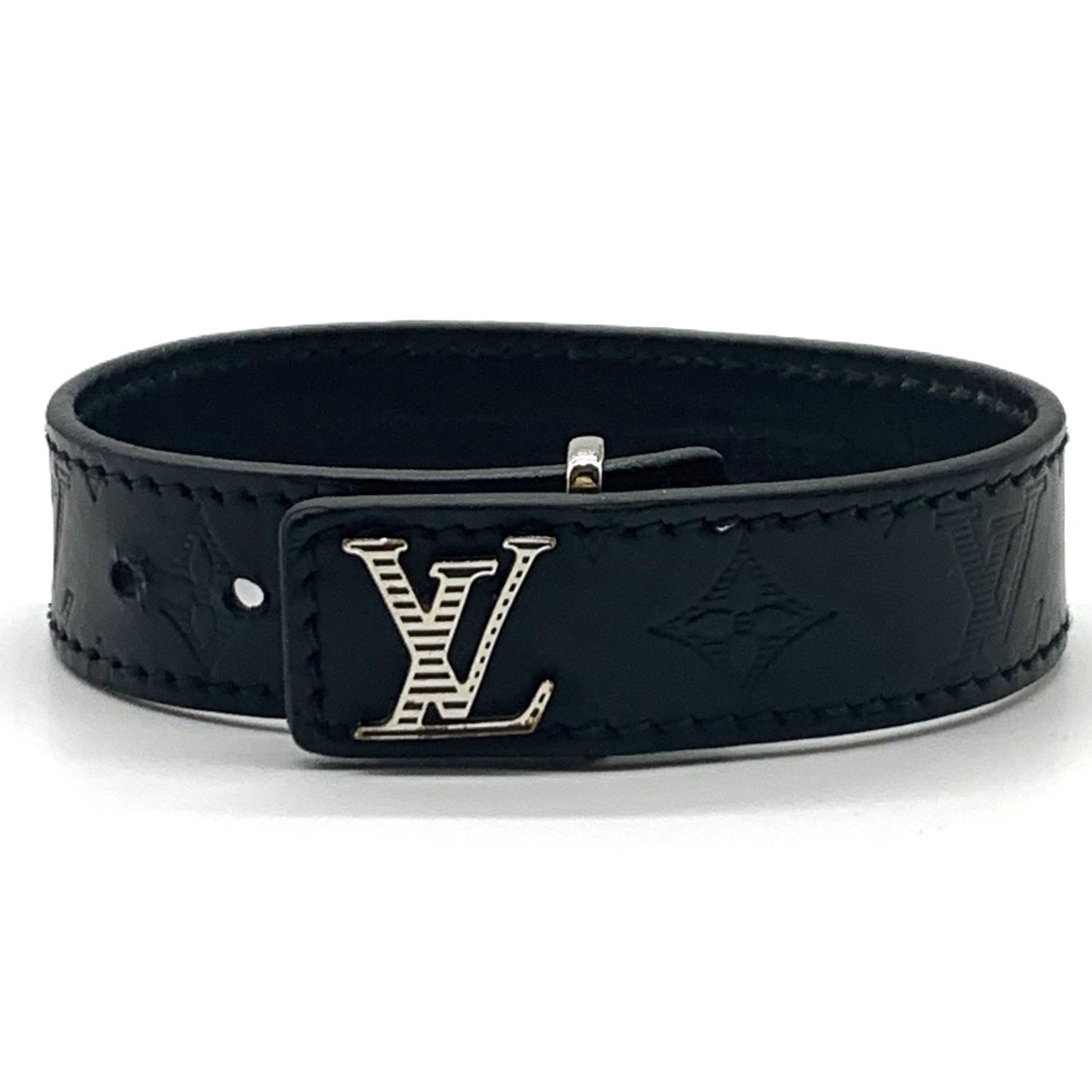【この上なくお得!!クーポン券あり＆10％OFF】ルイヴィトン 腕輪・LV か細い 影ぼうし (エン雇い主産業なめし革) Louis Vuitton AB序列付ける 中古