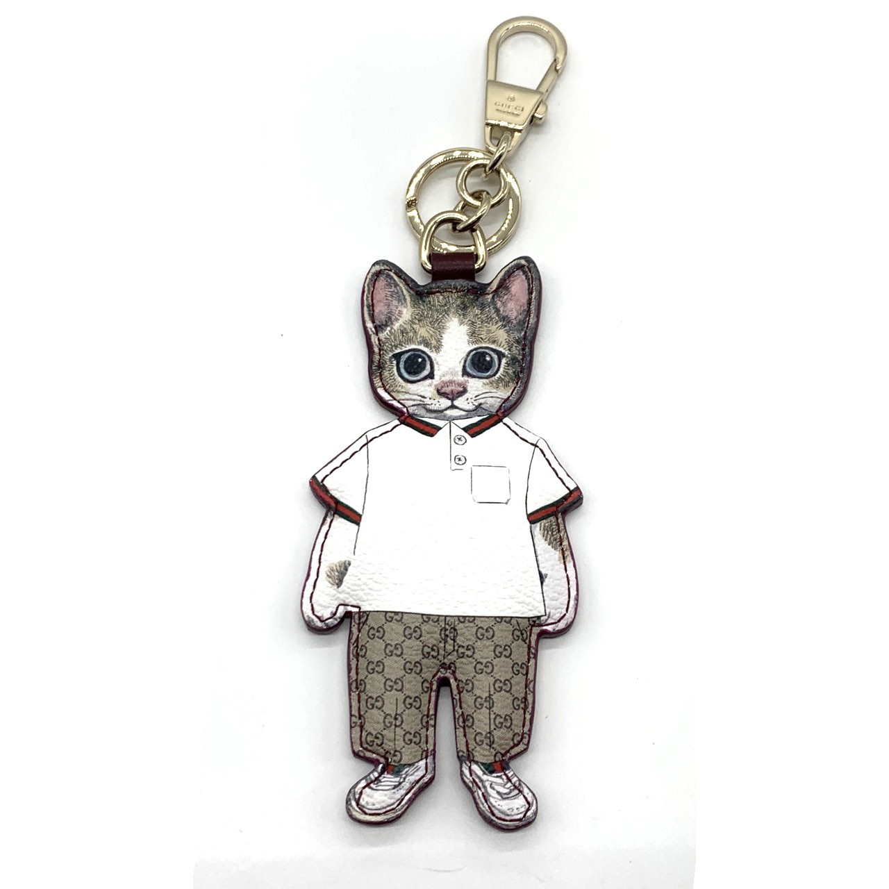 グッチ ヒグチユウコ 共同研究 ボリスバッグチャーム 猫 GUCCI 中古