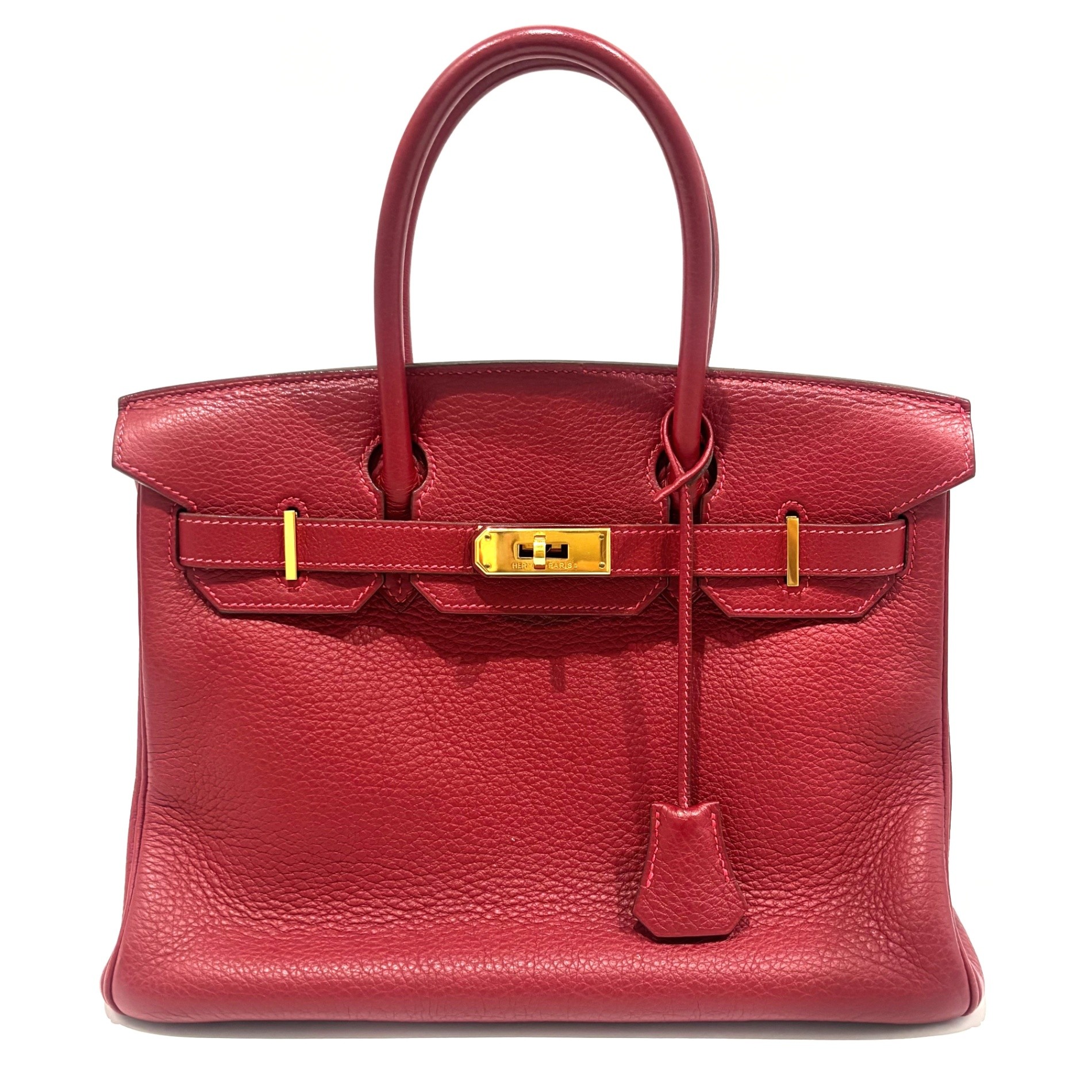 エルメス バーキン30 トゴ レッド ハンドバッグ □I刻印 HERMES ABランク 中古|コレクション神戸byブランドリッツ