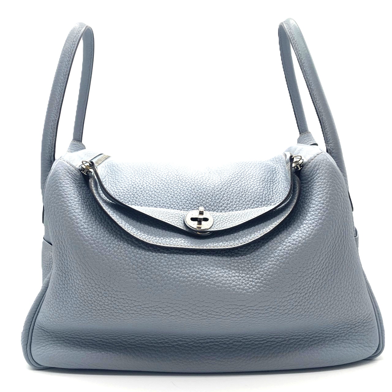 エルメス リンディ34 トリヨンクレマンス ブルーラン 2way ハンドバッグ ショルダー □Q レザー 中古 HERMES｜コレクション神戸byブランドリッツ