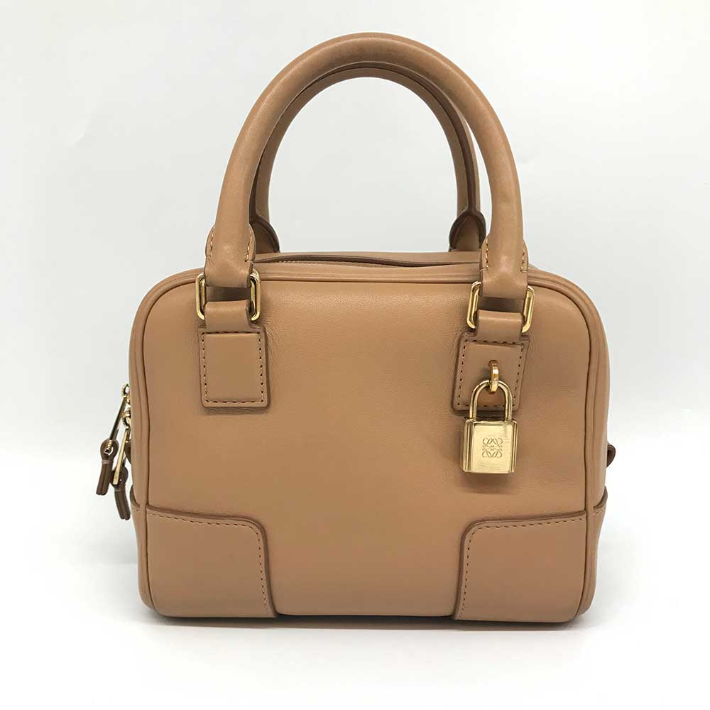 ✨レア✨　ロエベ　LOEWE　トートバッグ　アマソナ　ナイロンレザー　ゴールド ✨レア✨ ロエベ LOEWE トートバッグ アマソナ ナイロンレザー