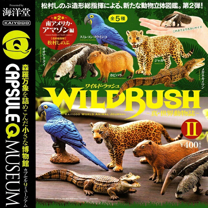 (未使用･未開封品)　カプセルQ ミュージアム ワイルド・ラッシュ 真・世界動物誌 第一章 アフリカサバンナ編 PVC製 塗装済み完成品 フィギュア BOX bt0tq1u Amazon | カプセルQ ミュージアム ワイルド・ラッシュ 真・世界