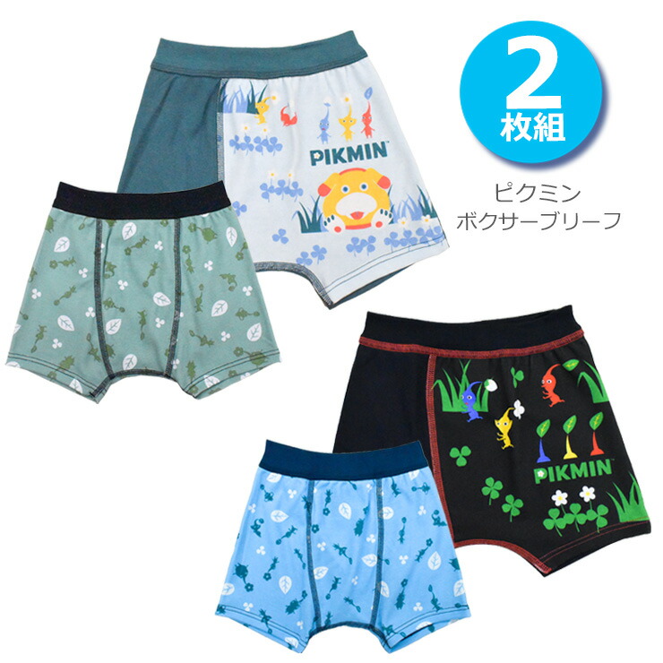 楽天市場】ボクサーブリーフ ピクミン 2枚組 35635 35636 前とじ