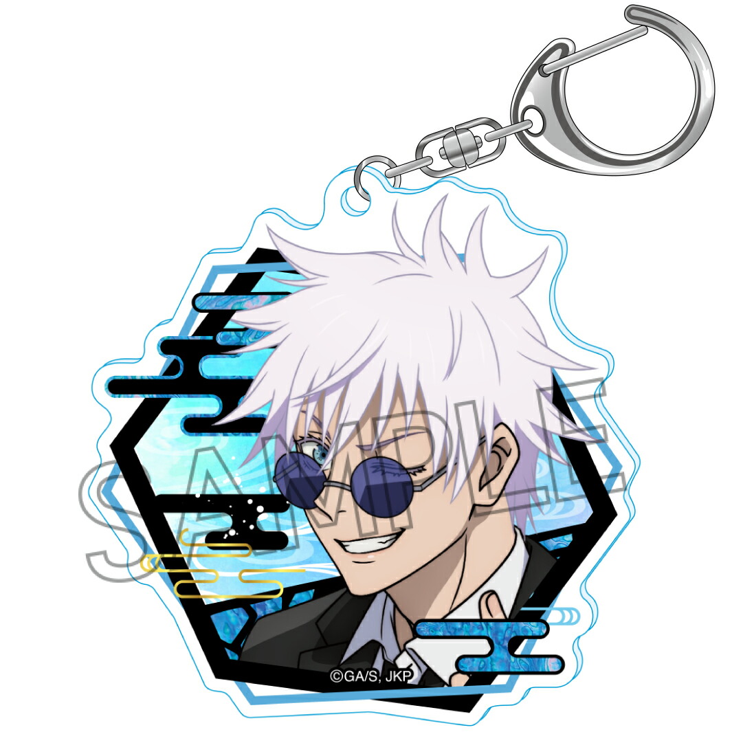 呪術廻戦　五条悟　アクリルスタンド　アクスタ　アクリルキーホルダー　19点 楽天市場】【新品/公式】 呪術廻戦_回転アクリルスタンド 五条 悟 公式