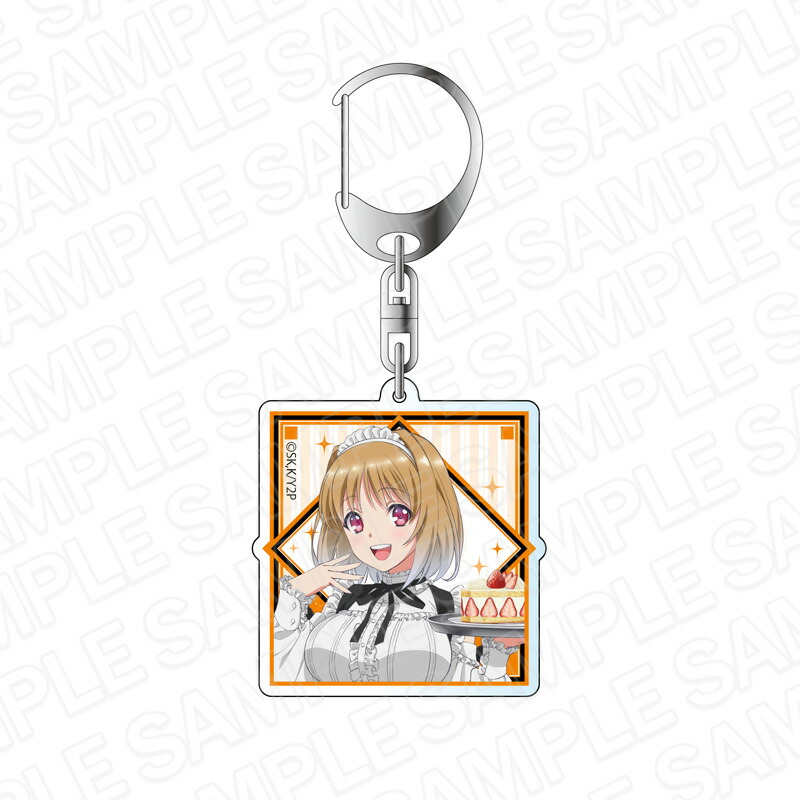 【新品/公式】 ようこそ実力至上主義の教室へ 2nd Season_アクリルキーホルダー 櫛田桔梗 メイド服 ver. 公式グッズ 公式ライセンス colleize コレイズ アニメ キャラクター グッズ画像