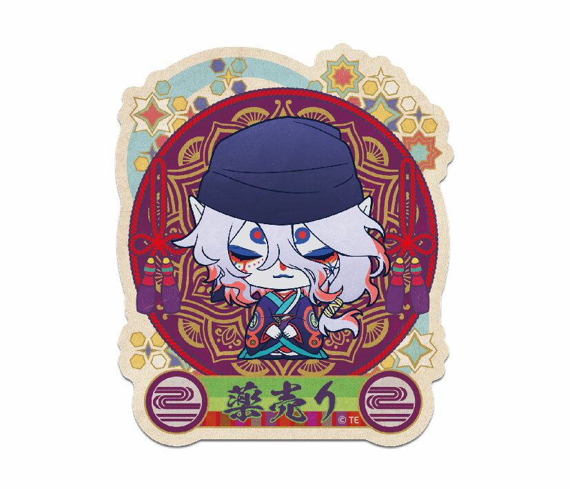 【新品/公式】 劇場版モノノ怪 唐傘_トラベルステッカー 7.薬売りF 公式グッズ 公式ライセンス colleize コレイズ アニメ キャラクター グッズ画像