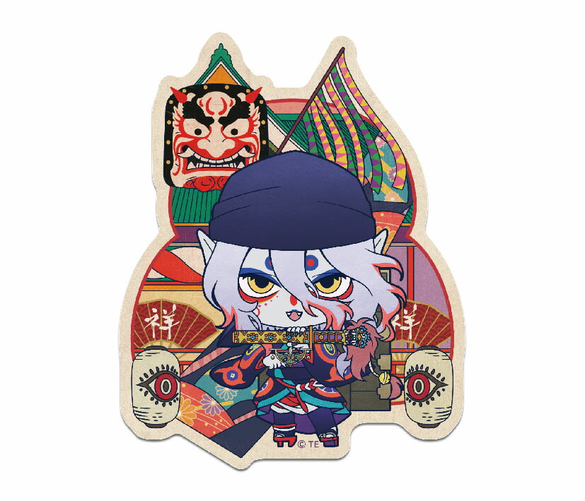 【新品/公式】 劇場版モノノ怪 唐傘_トラベルステッカー 5.薬売りD 公式グッズ 公式ライセンス colleize コレイズ アニメ キャラクター グッズ画像